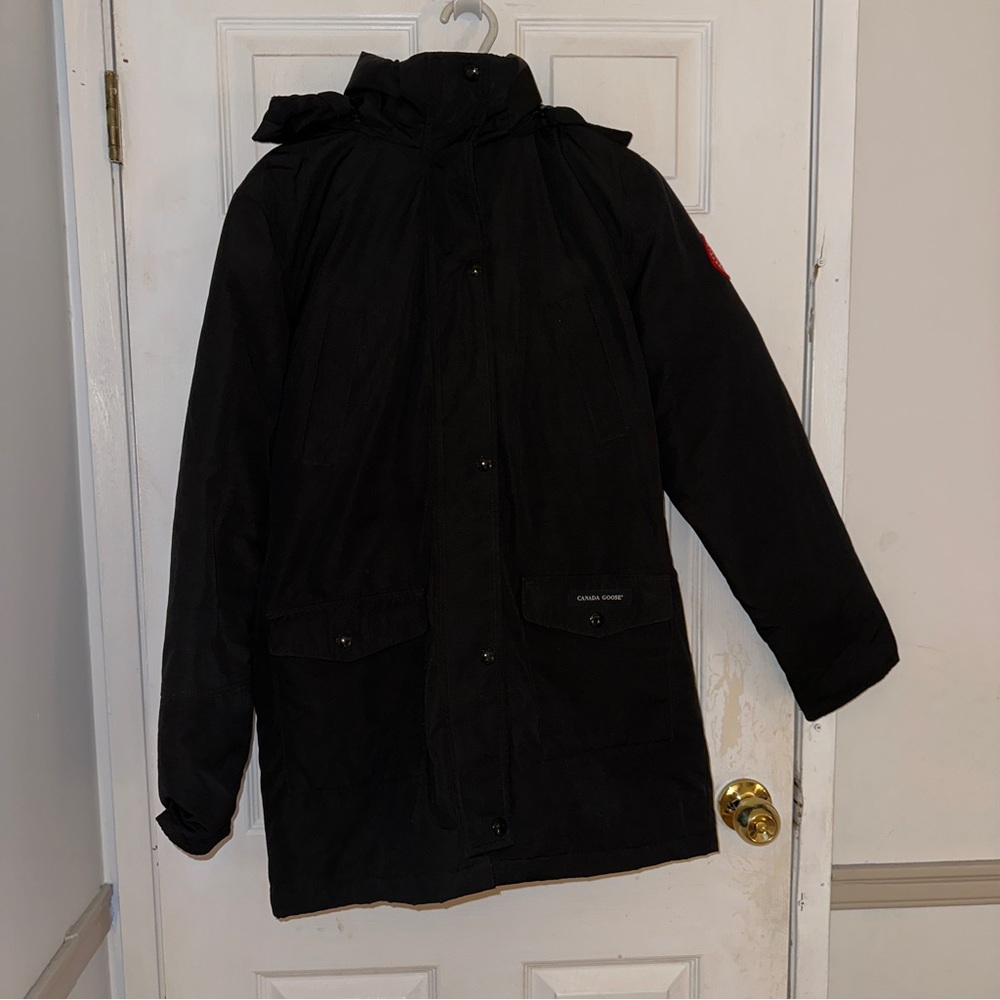 Canada Goose Trillium Black Parka Women's Size S 6550LR